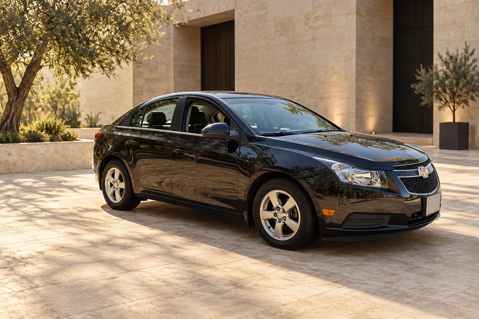 AI editorial interpretation of the 2014 Chevy Cruze LT